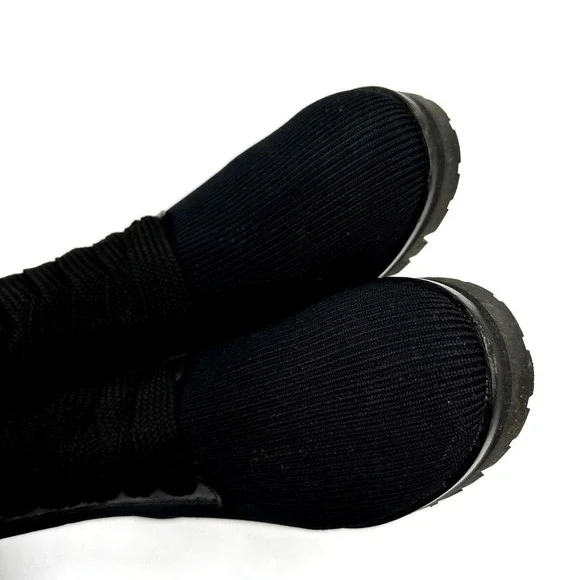 Kate spade new york Merigue Knit Combat Boots Size 5.5 - Picture 7 of 11